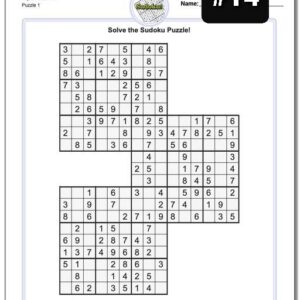 SUDOKU puzzle #14