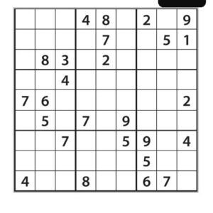 SUDOKU puzzle #16