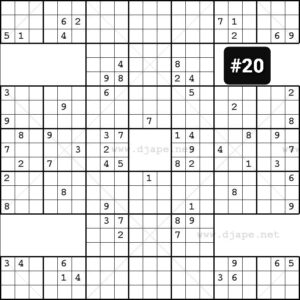 SUDOKU puzzle #20