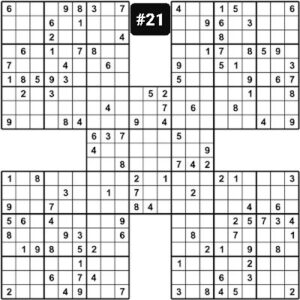 SUDOKU puzzle #21