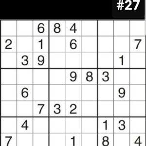 SUDOKU puzzle #27