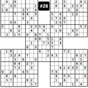SUDOKU puzzle #28