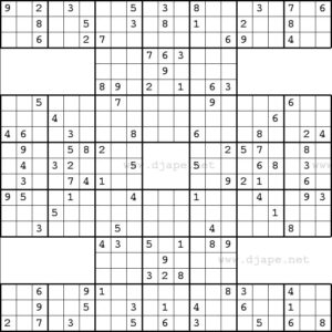 SUDOKU puzzle #30