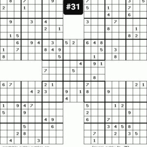 SUDOKU puzzle #31