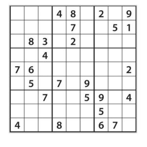 SUDOKU puzzle #32