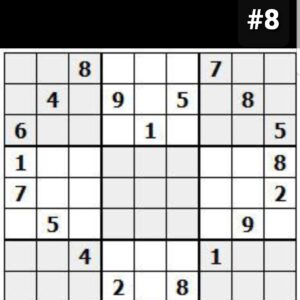 SUDOKU puzzle #8