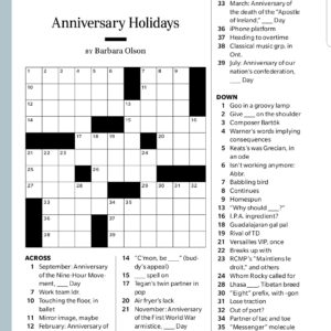 Crossword Puzzle #15