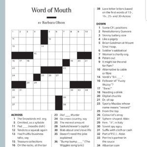 Crossword Puzzle #17