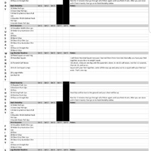 Workout Routine for men #1